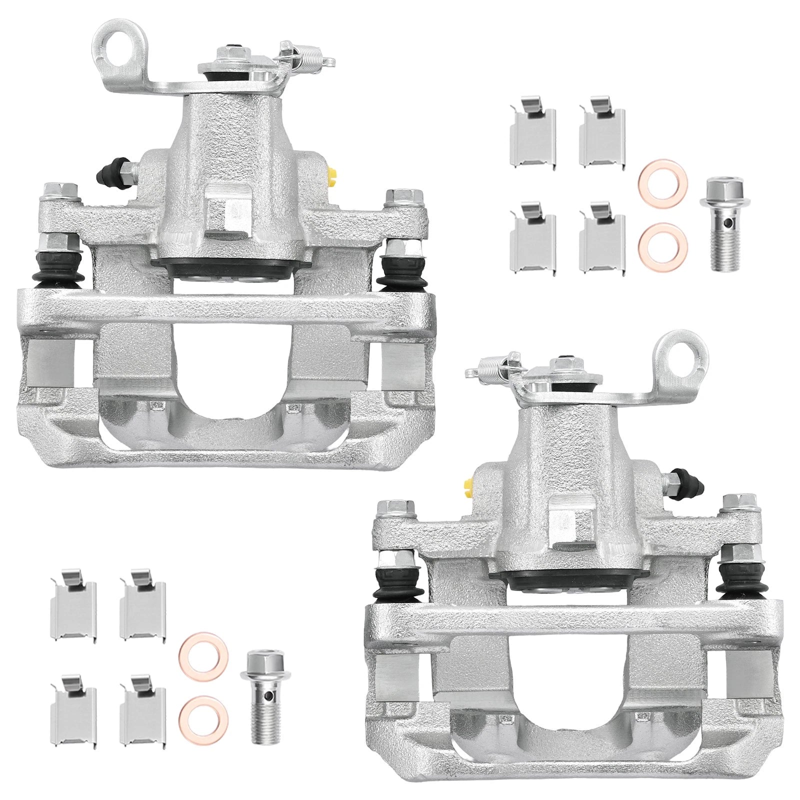 Set of 2 Rear Brake Calipers for Dodge Journey (2009–2012) 2.4L