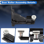 Upper Right Sliding Door Roller for Honda Odyssey (2005–2010) 72510SHJA01