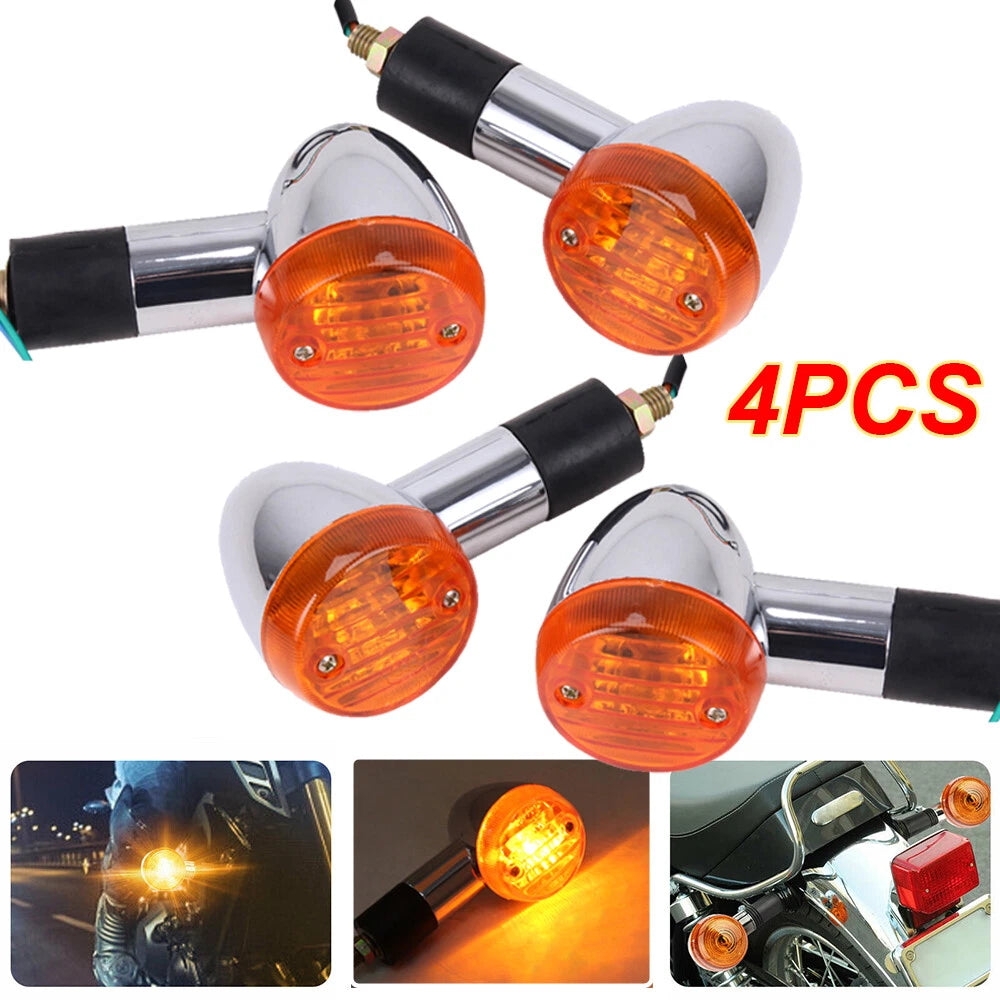 4X Turn Signal Lights for Kawasaki VN Vulcan 1500 (1996–2009)