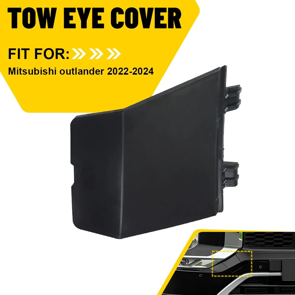 Front Bumper Tow Hook Eye Cover Cap for Mitsubishi Outlander (2022–2024) 6400L364
