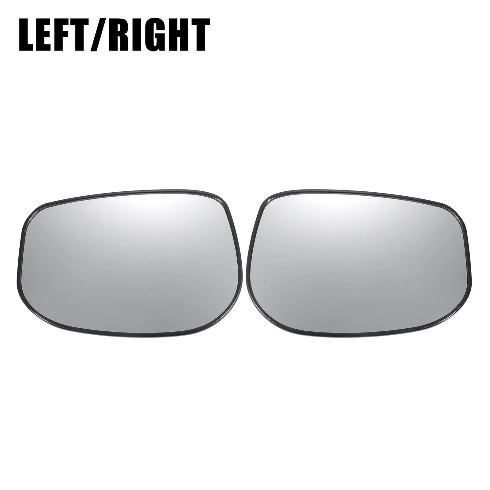 Pair White Mirror Glass w/ Back Non-heated for Honda Fit (2009-2013)