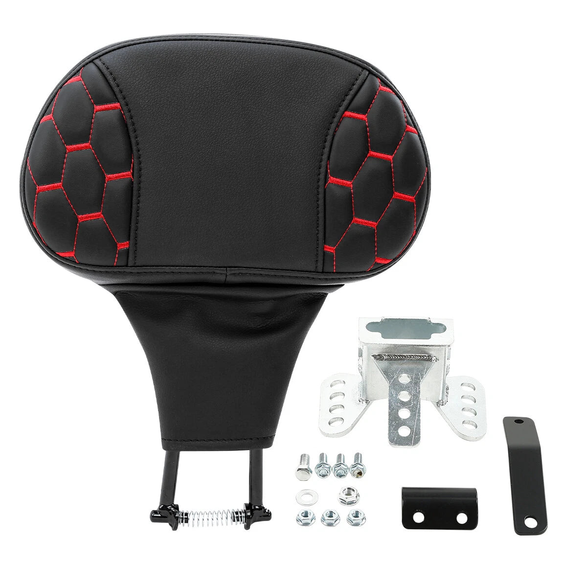 Backrest Pad for Harley Road Glide FLTRXSE (1988–2023) Black Red