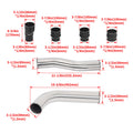 Intercooler Pipe & Boot Kit for Dodge Ram 2500 3500 (2007.5–2009) 6.7L Cummins