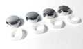 Chrome License Plate Frame Screw Caps Covers for Universal Fit (All Years)