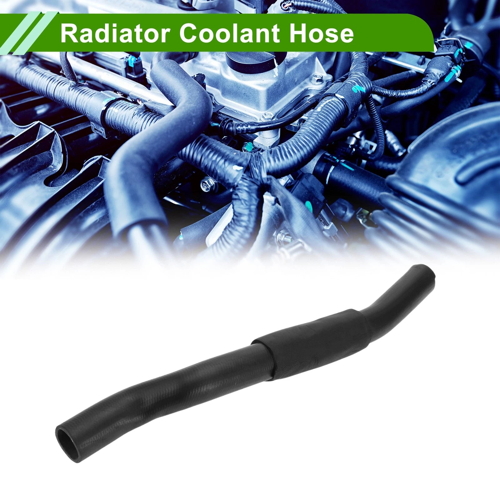 Radiator Coolant Hose for Toyota Camry (1992–1996) No. 16571-62040 Rubber Black