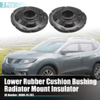2X Lower Rubber Cushion Bushing Radiator Mount Insulator for Mazda 6 (2003–2013)