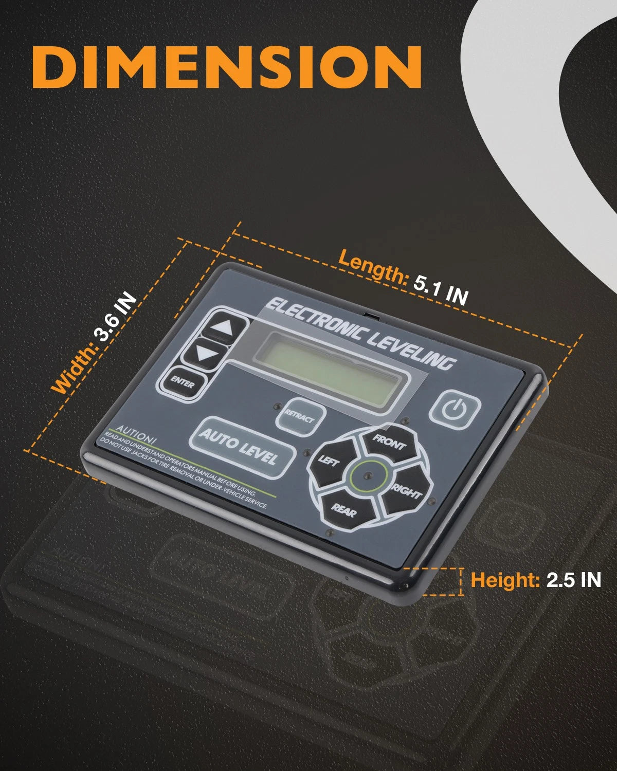 Touchpad for Lippert Leveling System (Auto-Leveling)