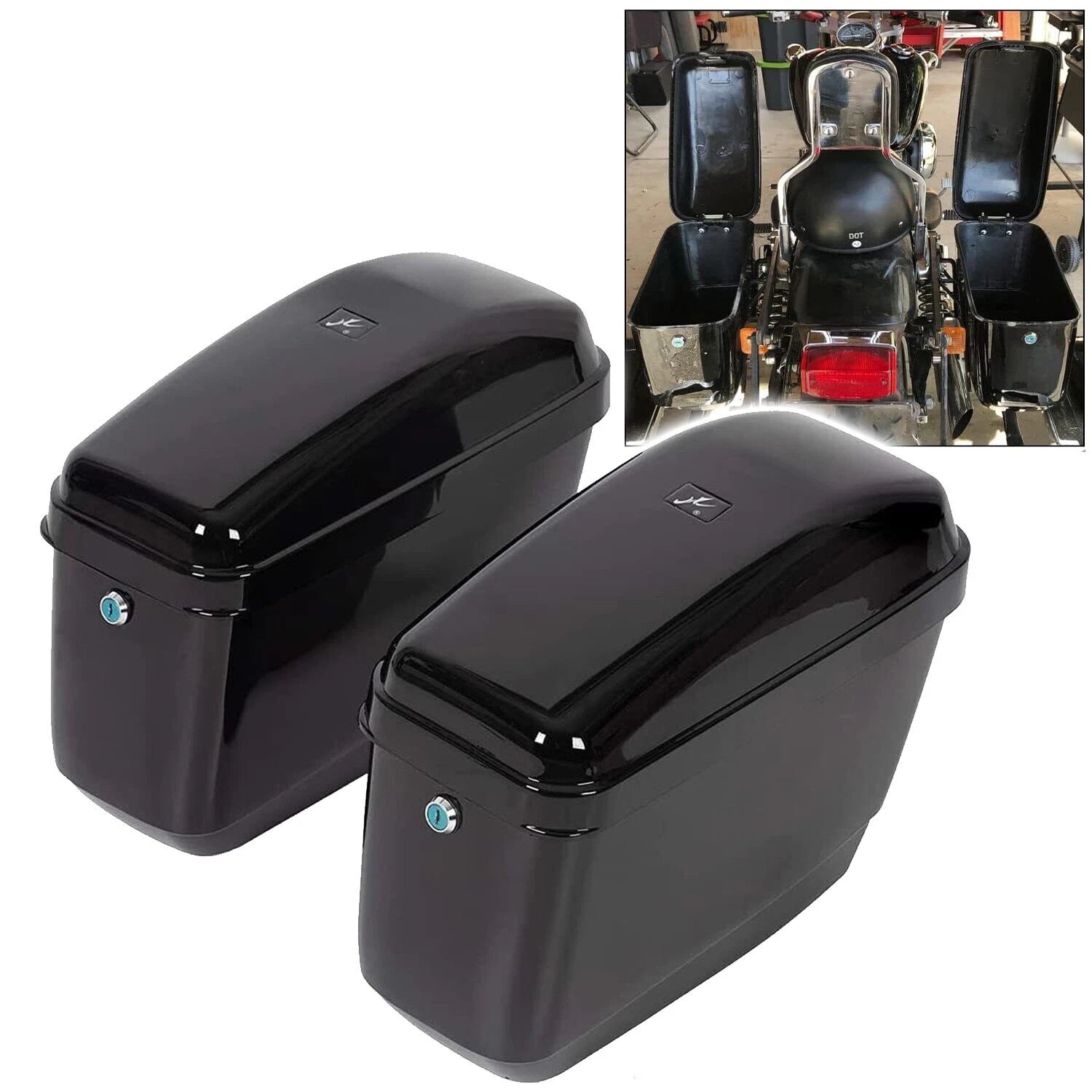 Saddle Bags Mounting Brackets for Honda Motorcycle Cruiser
