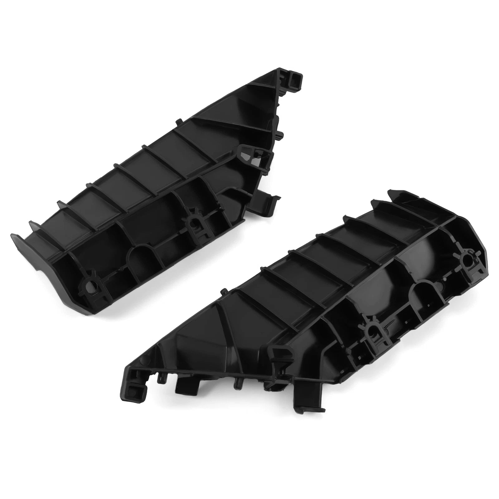 Set of 2 Black Front Bumper Stiffener Brackets for Infiniti Q50 (2014–2022)