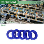 Set of 5 Oil Seal Ring 45x70x16mm for Rotary Shaft (High Pressure)