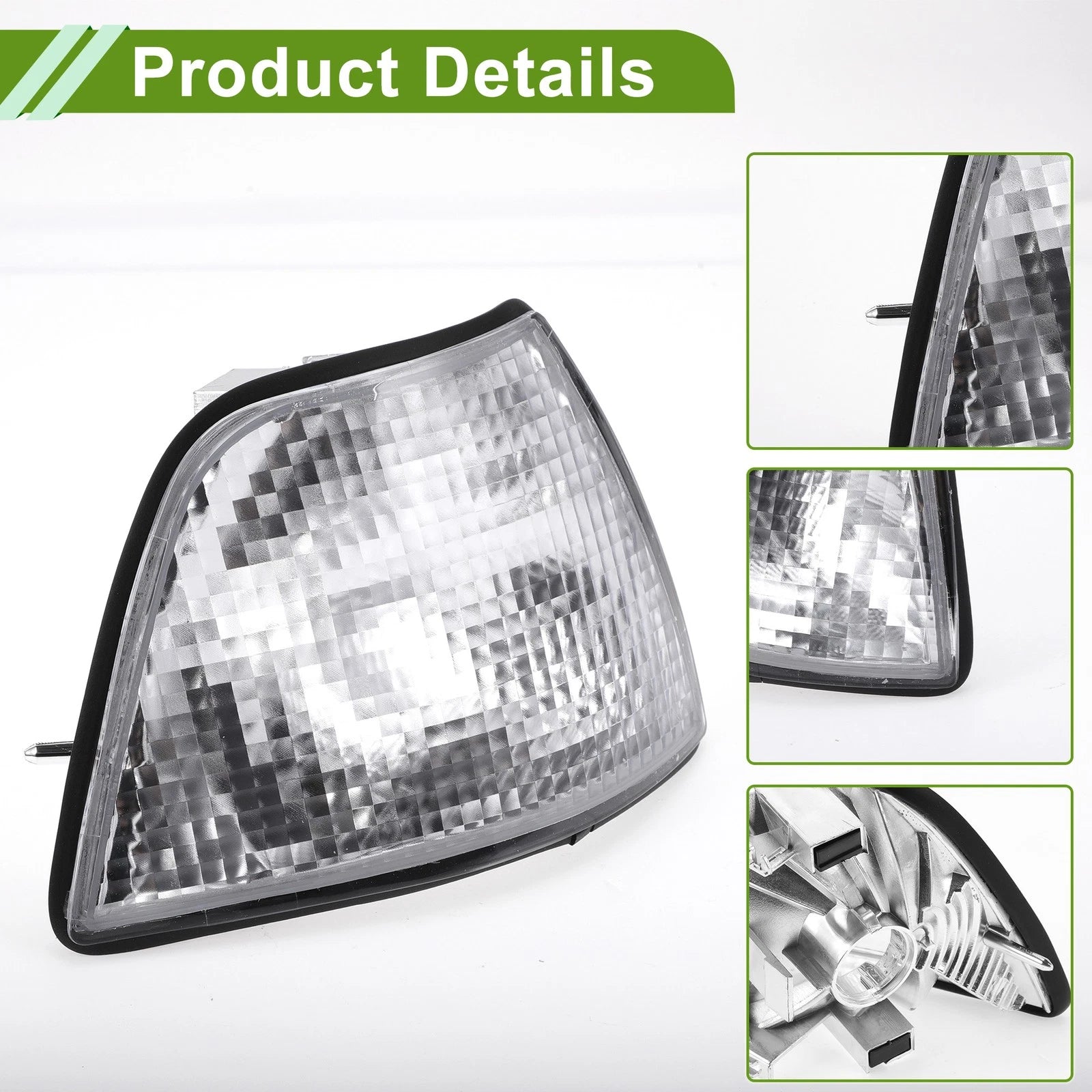 1Pc Right Corner Signal Light Cover for BMW 3 Series (1992–1998) No. 63138353280