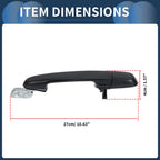Rear Right Door Handle for Hyundai Accent GLS (2006–2011) 1 Pcs