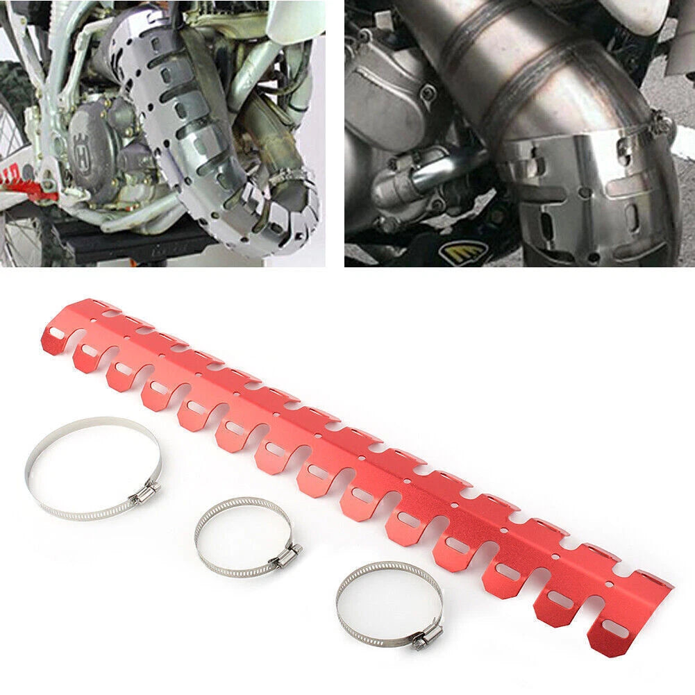 Exhaust Muffler Pipe Heat Shield Cover for Dirt Bike Universal