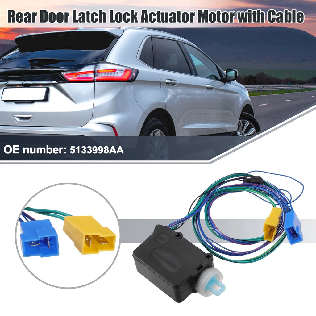Rear Door Latch Lock Actuator Motor for Dodge Sprinter 2500 (2002–2006) No. 5133998AA, 745060404824