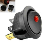 SPST Switch / 12V 10A / Rocker Red LED Light Fittings for Car Boat