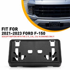 Front Bumper License Plate Tag Holder for Ford F150 (2021–2023)