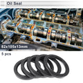 Set of 5 Oil Seal Rotary Shaft Seal for Various Models (82x105x13mm)