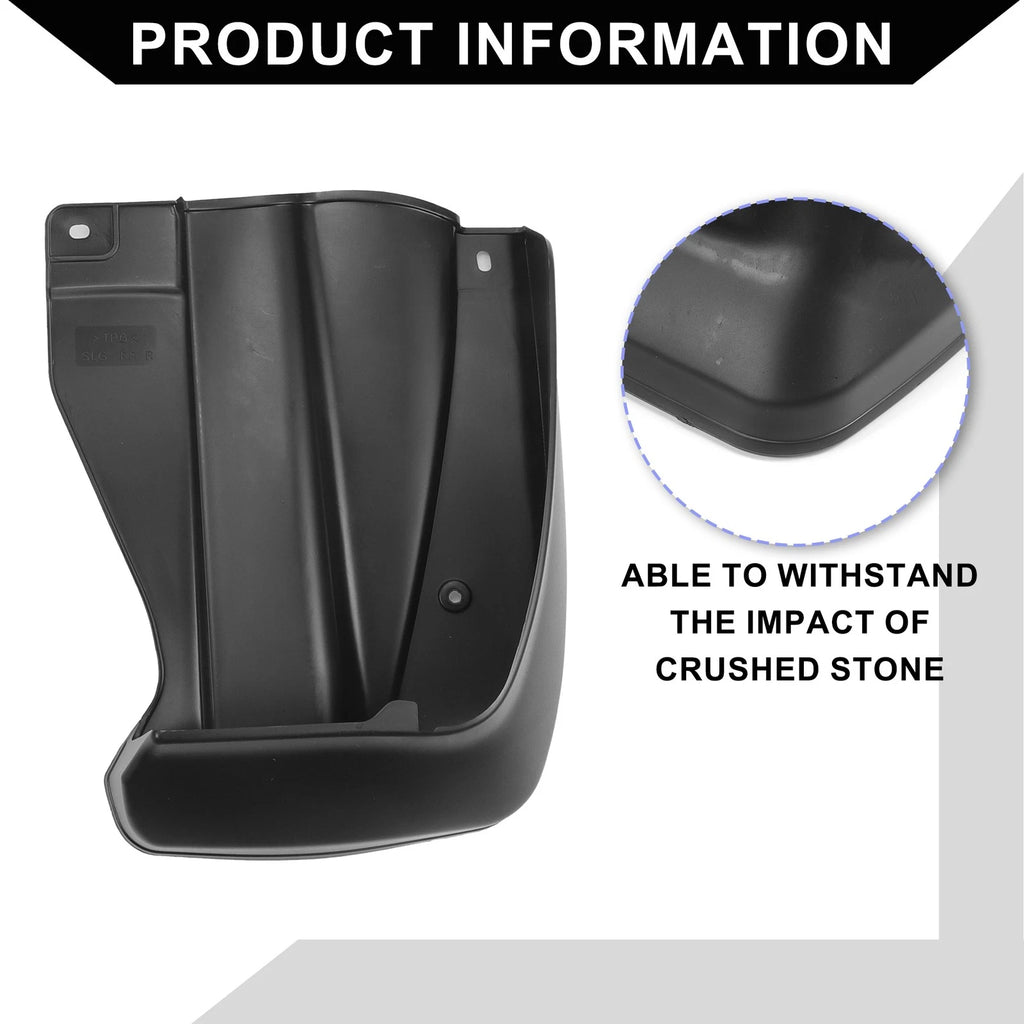 Set of 2 Front & Rear Mud Flap Splash Guards for Honda Odyssey (2009–2013)