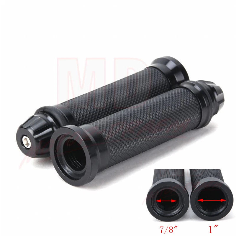 7/8" Handlebar Hand Grips for Universal Motorcycle (Cafe Racer, Dirt Bike)