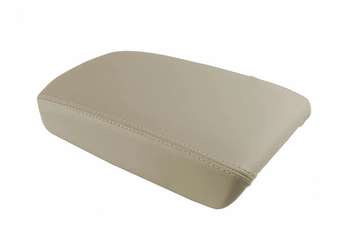 Leather Console Lid Pull Over Armrest Cover for Acura TSX (2009–2014) Beige