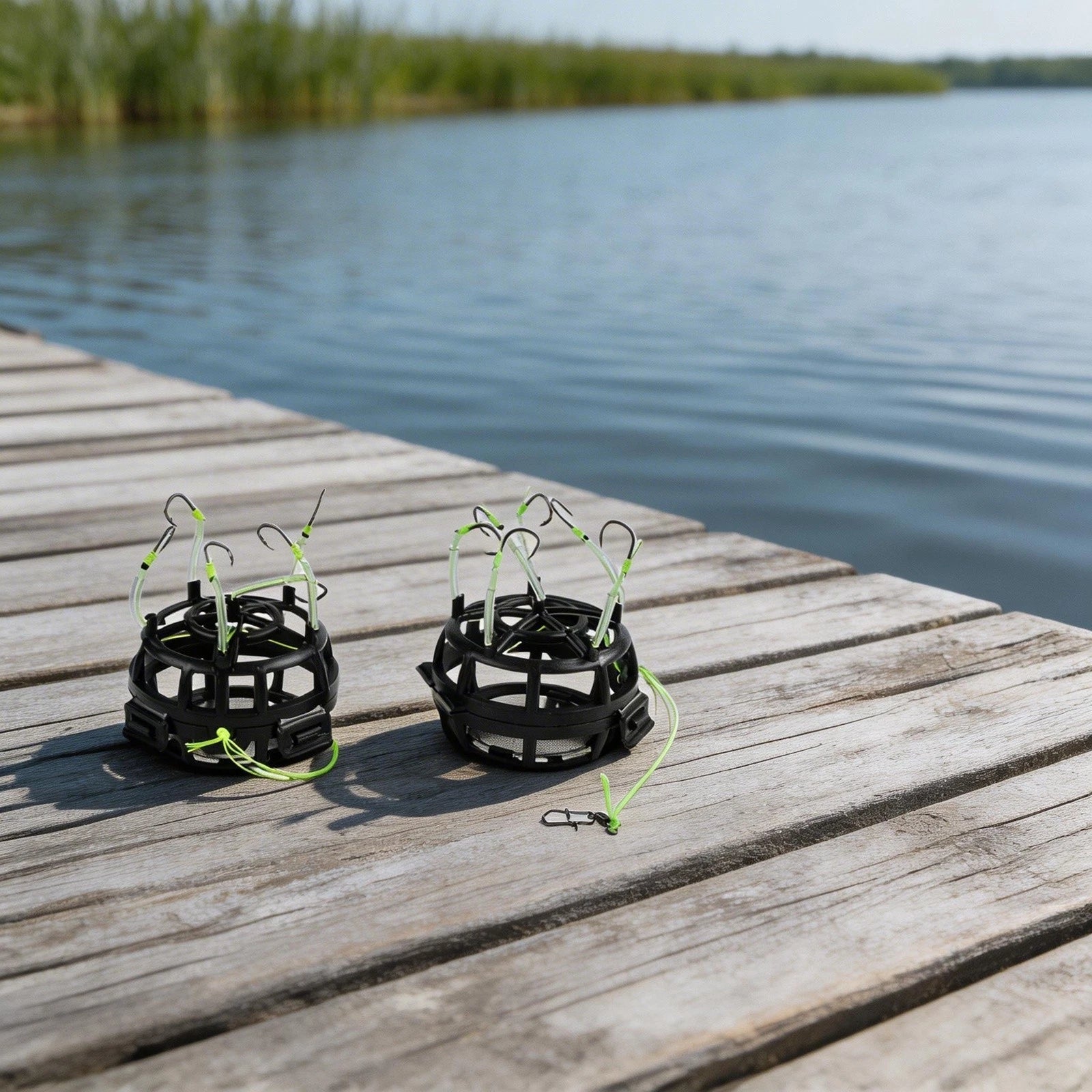 Double Hook Rig for Saltwater and Freshwater Fishing (ABS Metal)