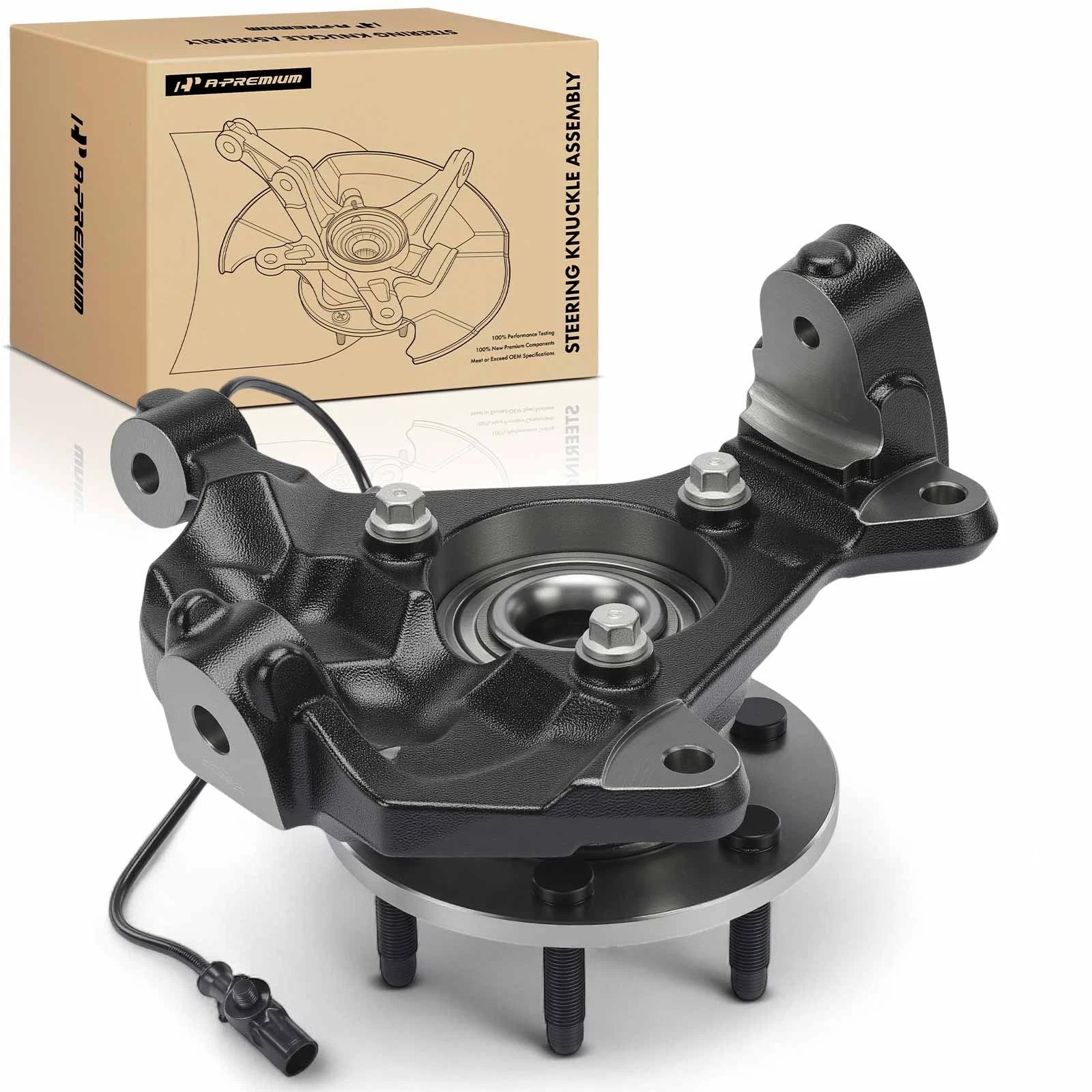 Front Right Steering Knuckle & Hub Bearing for Chevrolet Silverado GMC (2007â2018)