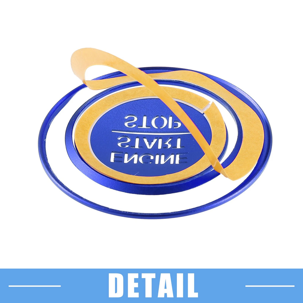Engine Start Stop Ignition Button Trim Decal for Honda Accord (2018–2022) Blue