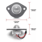 2Pcs White LED License Plate Lights for Ford Mustang (1994–2004)