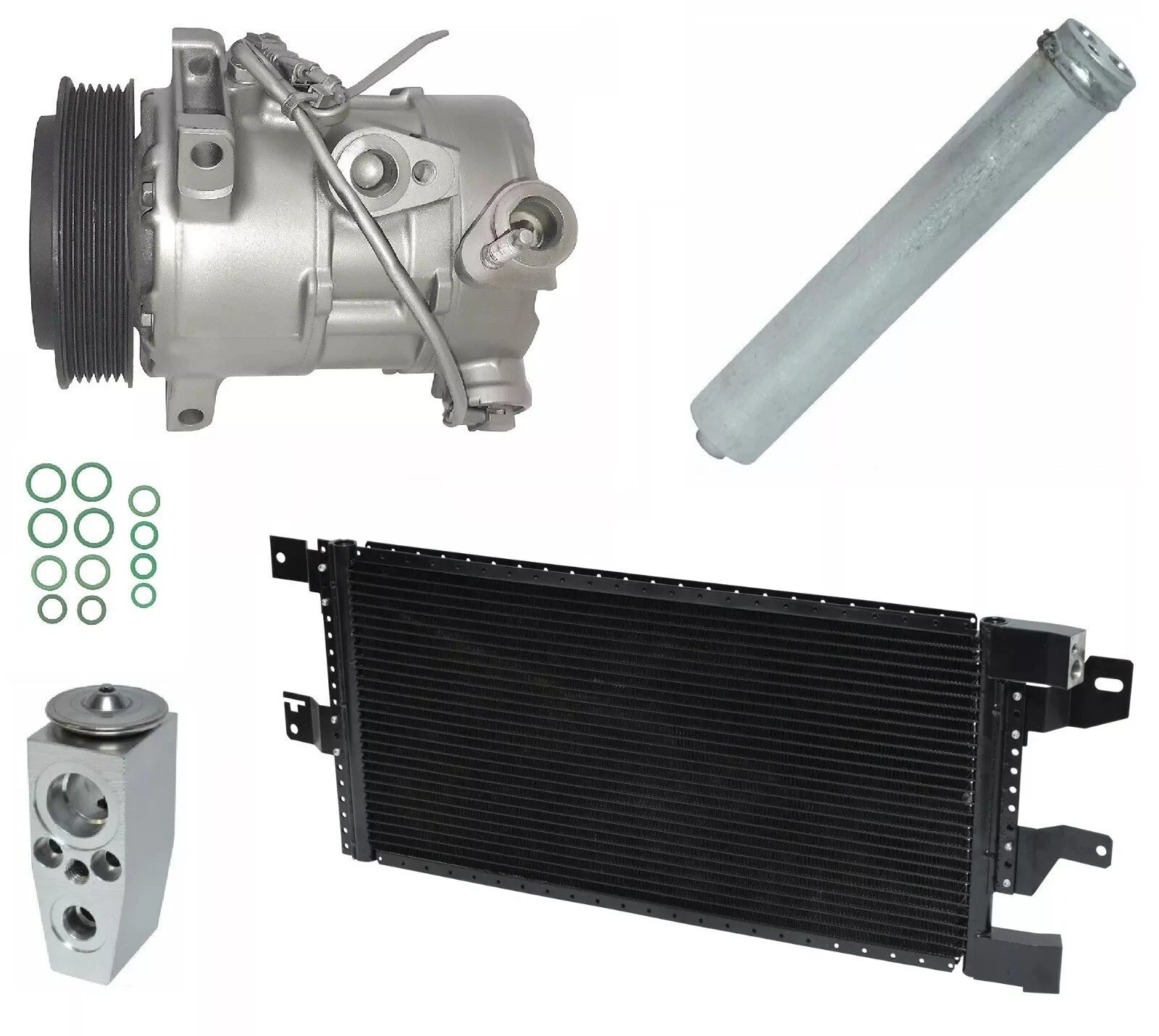 AC Compressor Kit With Condenser for Jeep Compass 2.0L (2010-2016)