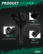Set of 6 Ignition Coils for Volvo S80 XC90 (1999–2006)