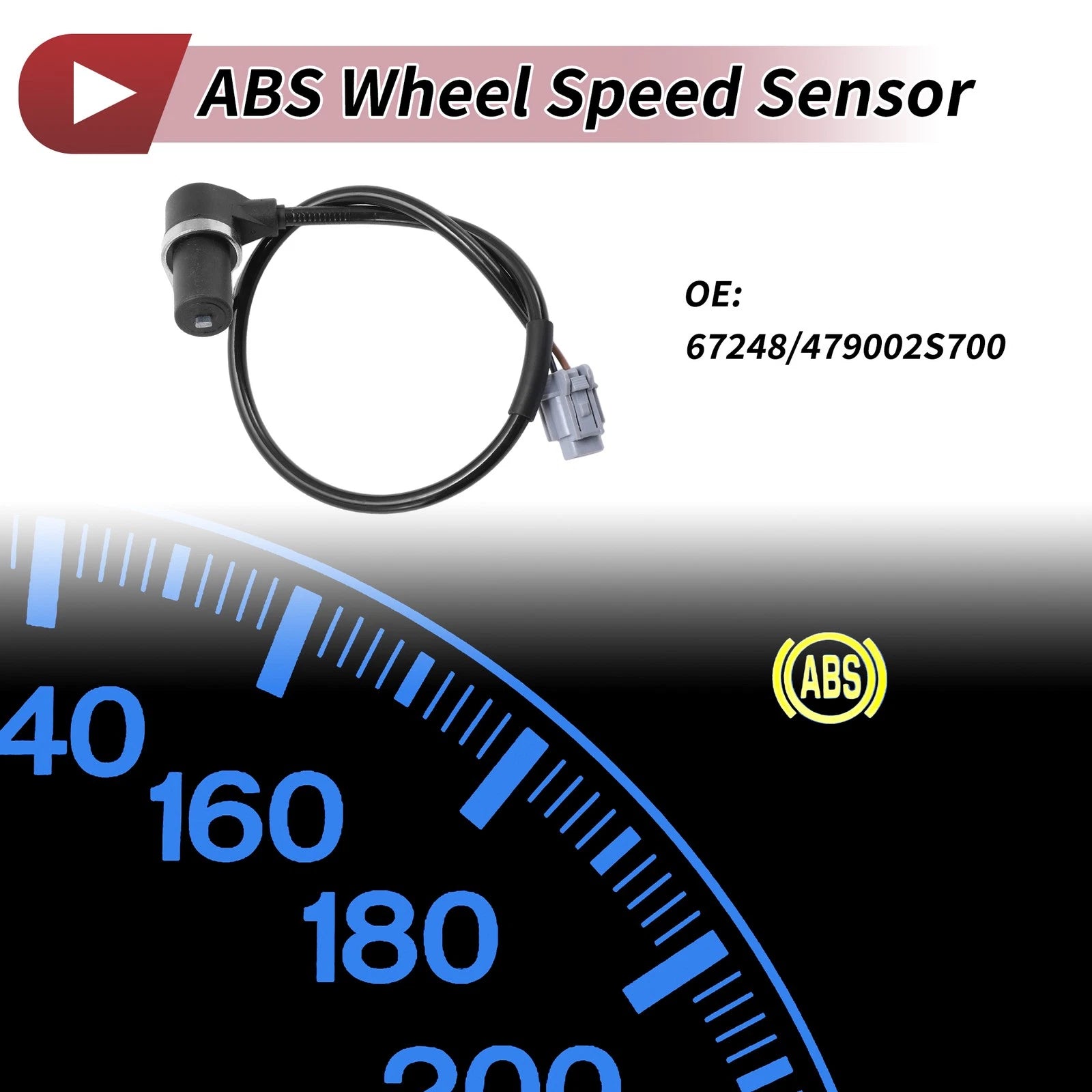 ABS Wheel Speed Sensor No. 67248/479002S700 for Nissan Pick Up (2000–2004)