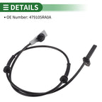 ABS Wheel Speed Sensor No. 479105RA0A for Nissan Kicks (2018–2021)