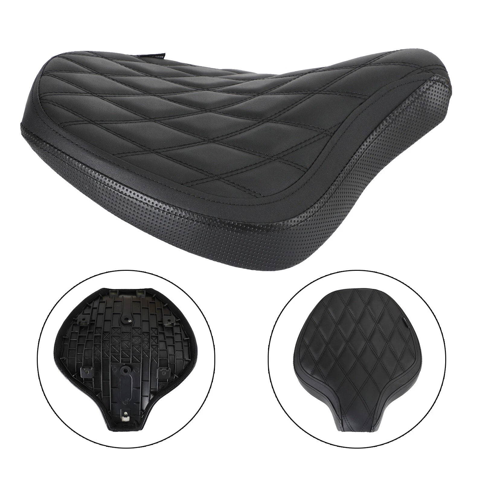 Front Driver Seat Cushion for Tr Bobber (2017–2022) - Diamond Black