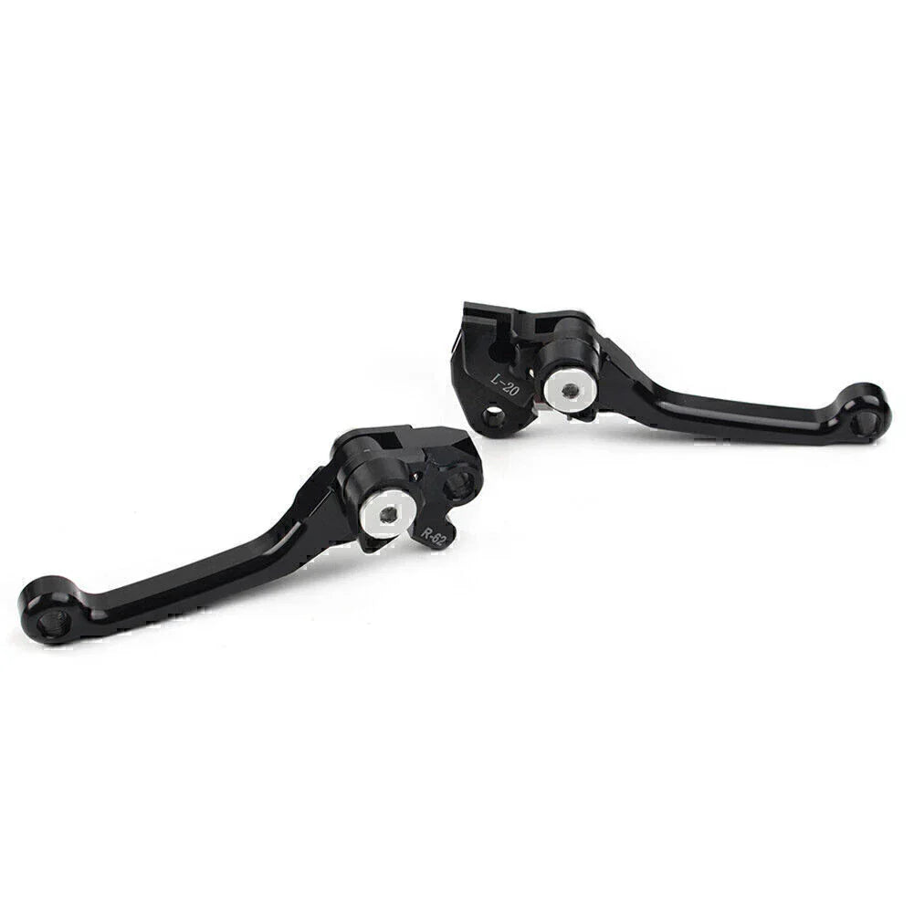 Black CNC Aluminum Brake Clutch Levers for RMZ450 (2005-2022) - 1 Pair