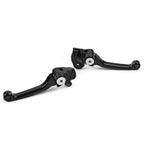 Black CNC Aluminum Brake Clutch Levers for RMZ450 (2005-2022) - 1 Pair