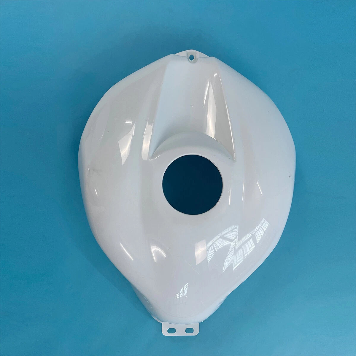 Unpainted White ABS Fuel Gas Tank Cover for Yamaha YZF R6 (2006–2007)