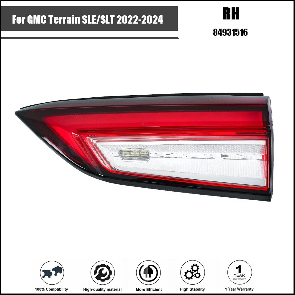 Tail Light Assembly for GMC Terrain SLE/SLT (2022–2024) Right Rear LED