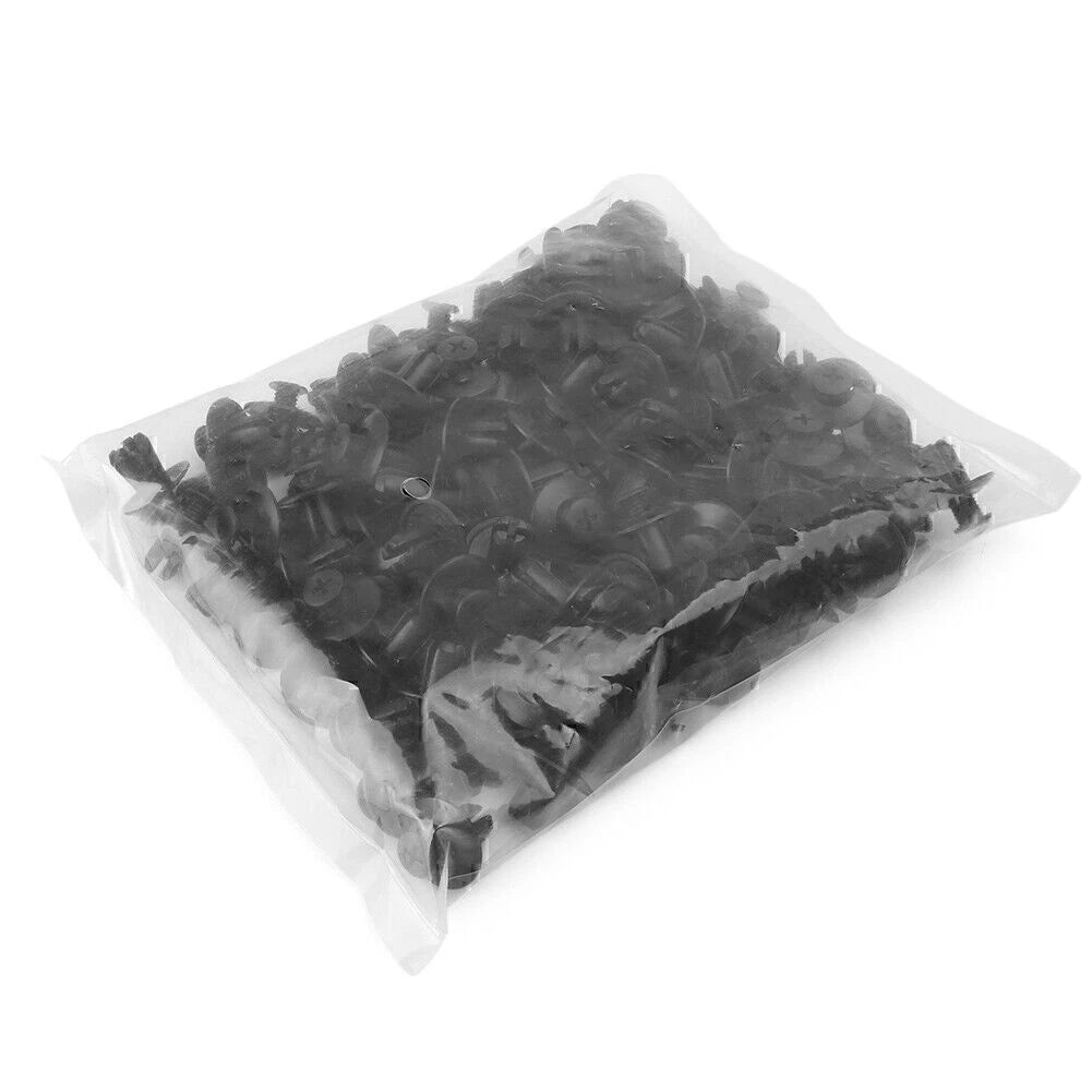 120pcs 8mm Plastic Rivets Fastener for Universal Cars (All Years)
