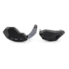 Set of 2 Engine Case Stator Cover Guard Slider Protectors for Kawasaki ZX-10R (2016–2019)