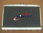 Aluminum Radiator +  Black Hoses for Nissan Silvia S14 S15 (1995-2002)