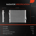 Radiator for BMW X5 X6 (2014-2018)