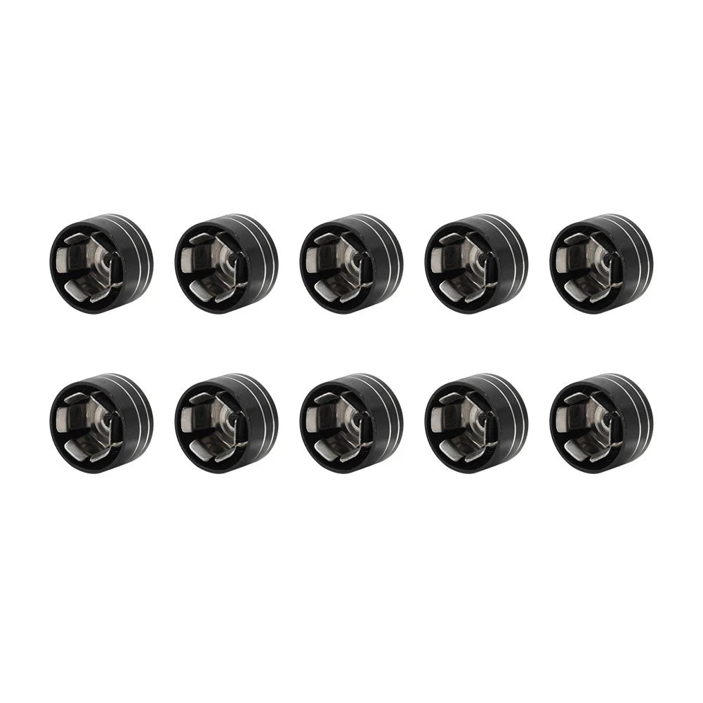 10x Engine Bolt Topper Caps for Harley Dyna Softail (Fits 11mm-14.6mm)