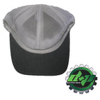 Ford Powerstroke Trucker Hat Gray Denim White Mesh Flex Fit (SM/MD)