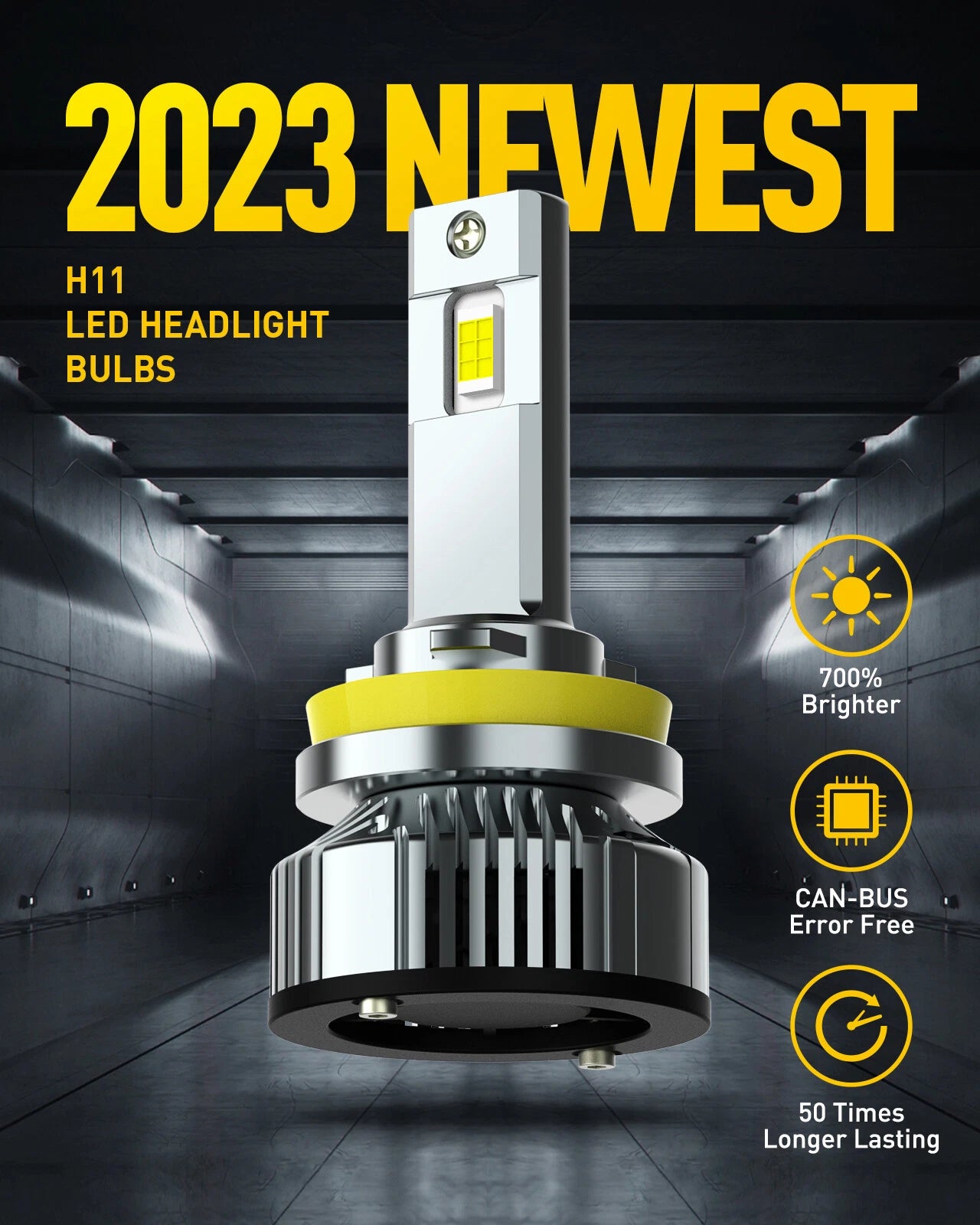 AUXITO H11 LED Headlight Fog Bulbs for