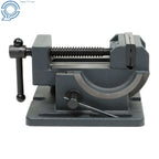 3.25 Inch Tilting Angle Vise for Benchtop Drill Press (Industrial Strength)