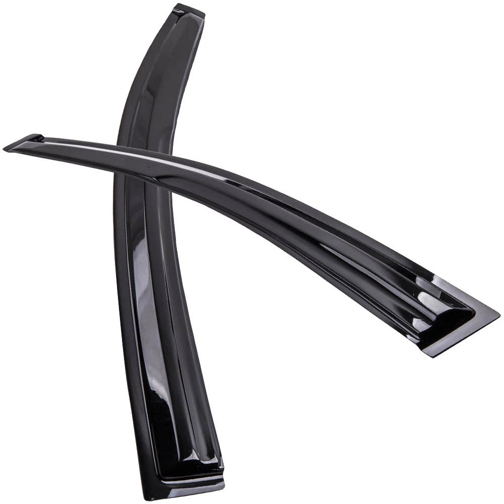 Set of 4 Smoke Acrylic Window Visors for Nissan Sentra (2013–2019)
