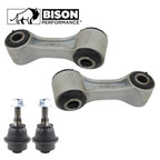4pc Front Sway Bar & Lower Ball Joint Kit for Chevrolet GMC