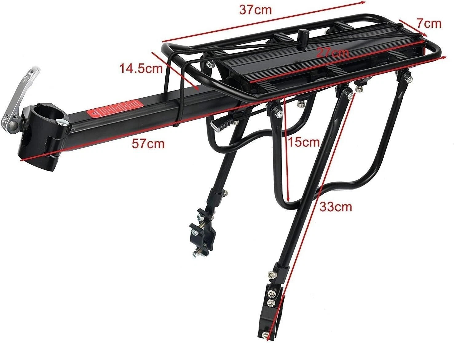 Rear Cargo Rack for Bicycle (Quick Release)