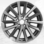 18" Machined/Grey 14-Spk Rim by JTE Wheels for 17-19 Toyota Highlander (18x7.5)