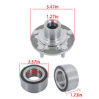 Front Wheel Bearing Hub Assembly for Honda Accord Acura TLX (2013â2019)